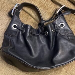 Cole Haan black leather purse